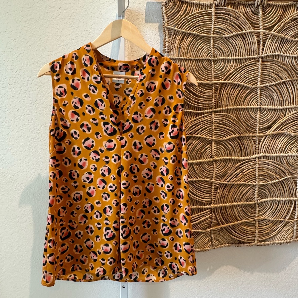 CABI Prowl Leopard Print Blouse